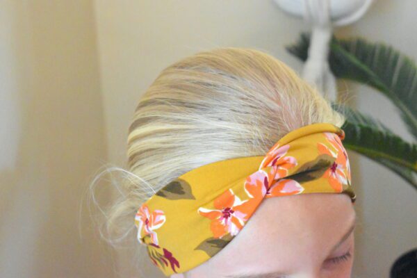 Tropical Gold Women's Athletic Headband