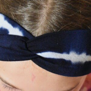 Navy Tie Dye Women's Trendy Headband