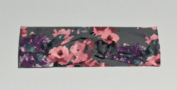 smoky grey floral scaled