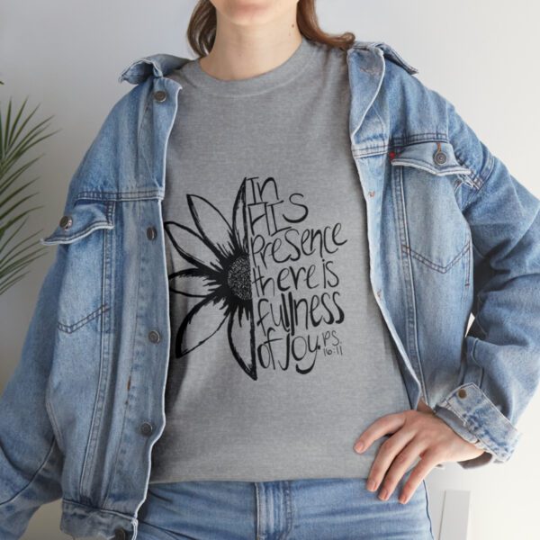 Psalm 16:11 Sunflower Christian Tee