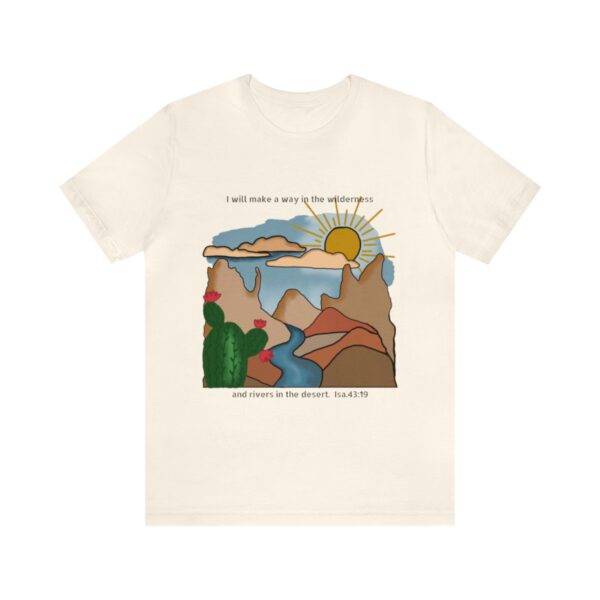 Rivers in the Desert Unisex Jersey Short Sleeve Tee