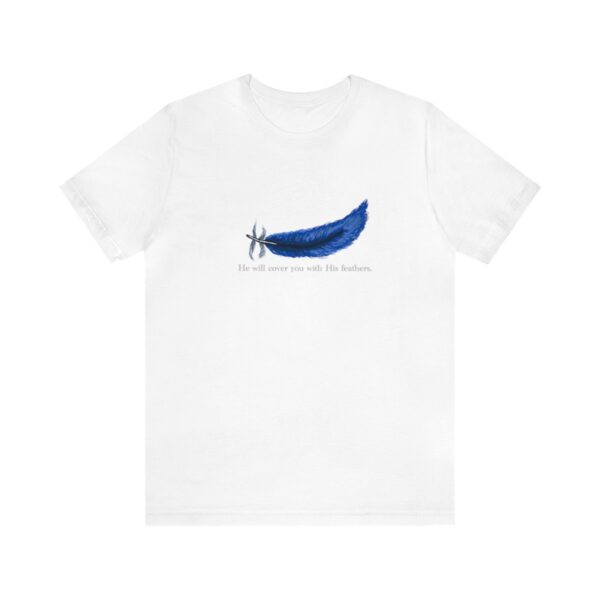 He Will Cover You With His Feathers Christian Tee