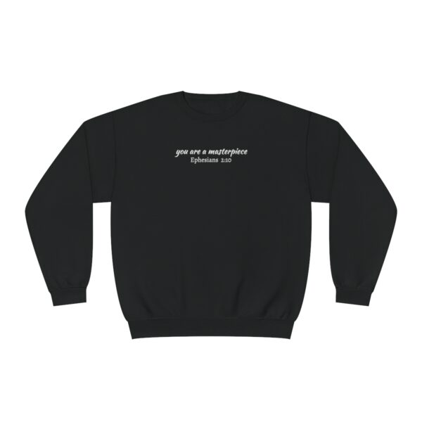 Masterpiece Unisex Christian Sweatshirt - Image 2