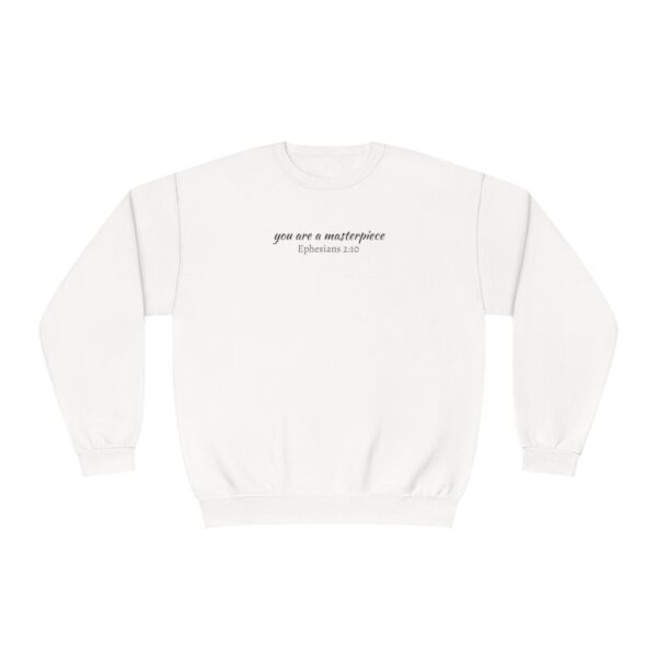 Masterpiece Unisex Christian Sweatshirt - Image 3