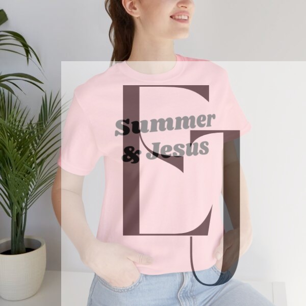 Summer and Jesus Unisex Tee