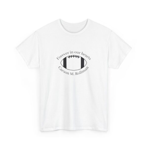 Carson Rollman Football Memory Tee - Image 3