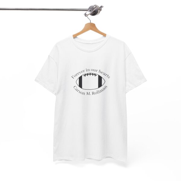 Carson Rollman Football Memory Tee - Image 5