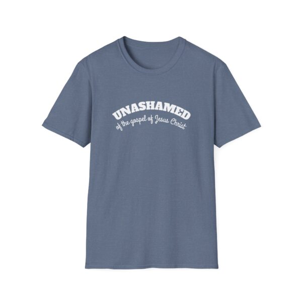 Unashamed of the Gospel Unisex Softstyle T-Shirt - Image 10