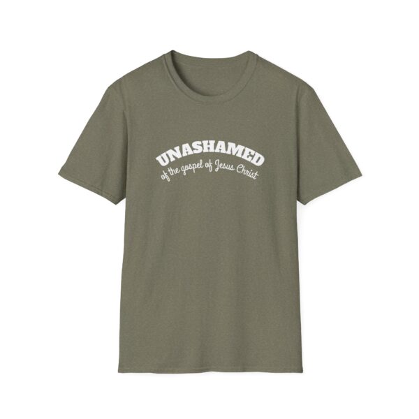 Unashamed of the Gospel Unisex Softstyle T-Shirt - Image 5