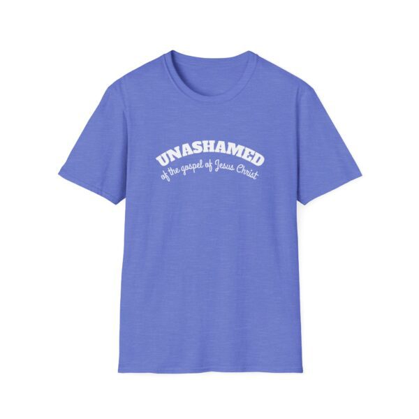 Unashamed of the Gospel Unisex Softstyle T-Shirt - Image 8
