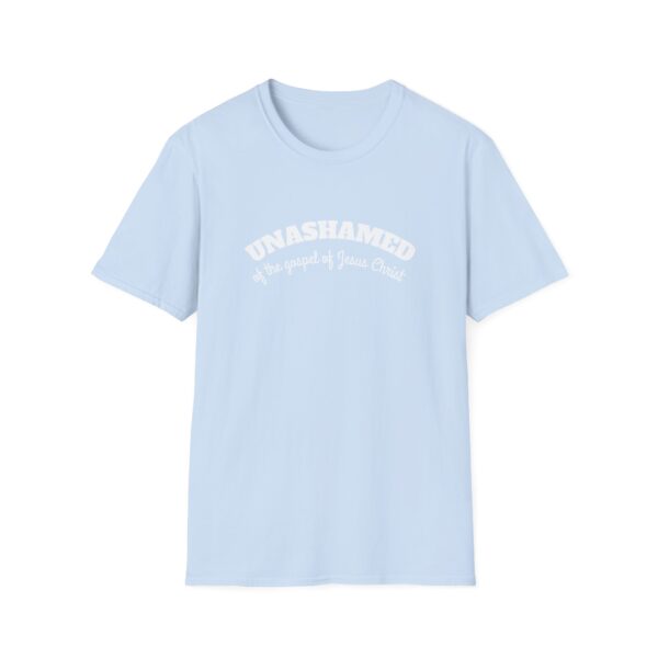 Unashamed of the Gospel Unisex Softstyle T-Shirt - Image 7