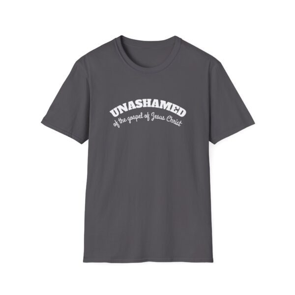 Unashamed of the Gospel Unisex Softstyle T-Shirt - Image 12