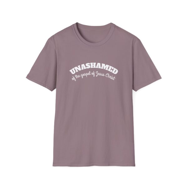 Unashamed of the Gospel Unisex Softstyle T-Shirt - Image 13