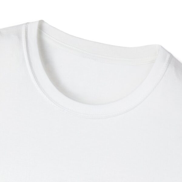 Heart, Football, Daisy Adult Unisex Softstyle T-Shirt - Image 3
