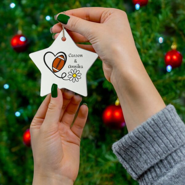 Christmas Tree Ceramic Ornament - Image 3
