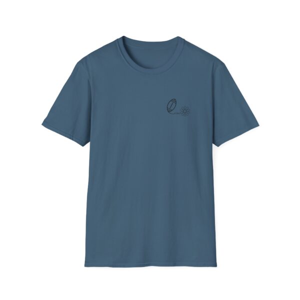 Football and Daisy Design Adult Unisex Softstyle T-Shirt - Image 14