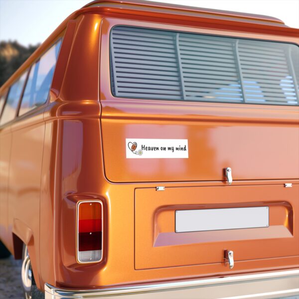 Heaven on my mind Bumper Sticker - Image 2