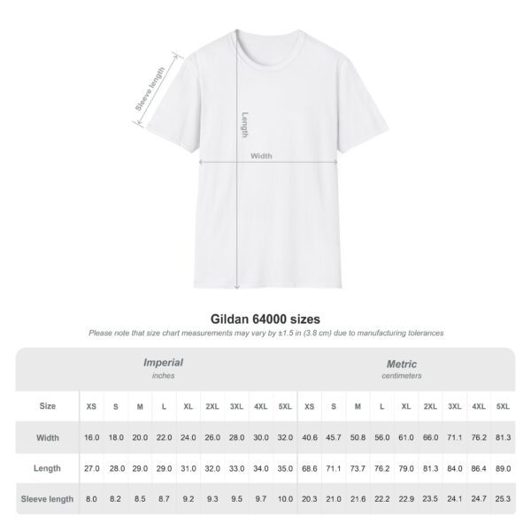 Football and Daisy Design Adult Unisex Softstyle T-Shirt - Image 5