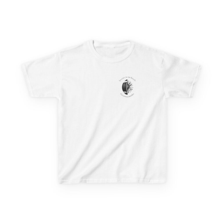 Carson & Annika Black/white Kids Heavy Cotton™ Tee