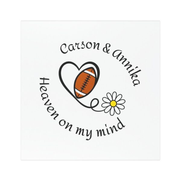 Carson & Annika Car Magnet