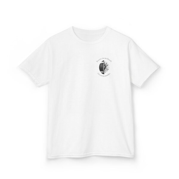 Carson & Annika Black/white Kids Heavy Cotton™ Tee - Image 3
