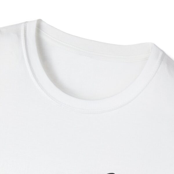 Football and Daisy Design Adult Unisex Softstyle T-Shirt - Image 3