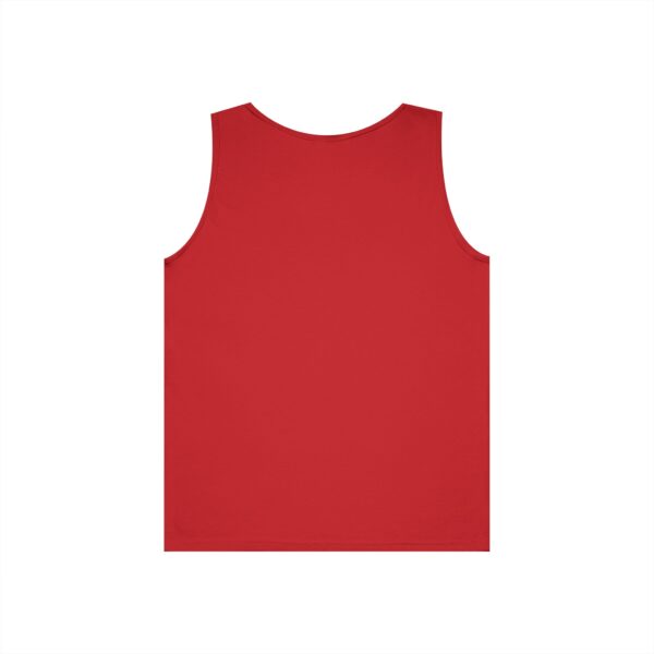 Heart, Football, Daisy Unisex Heavy Cotton Tank Top - Image 18