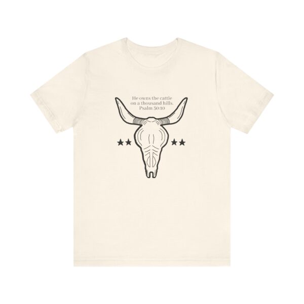 Psalm 50:10 Unisex Jersey Short Sleeve Tee - Image 9