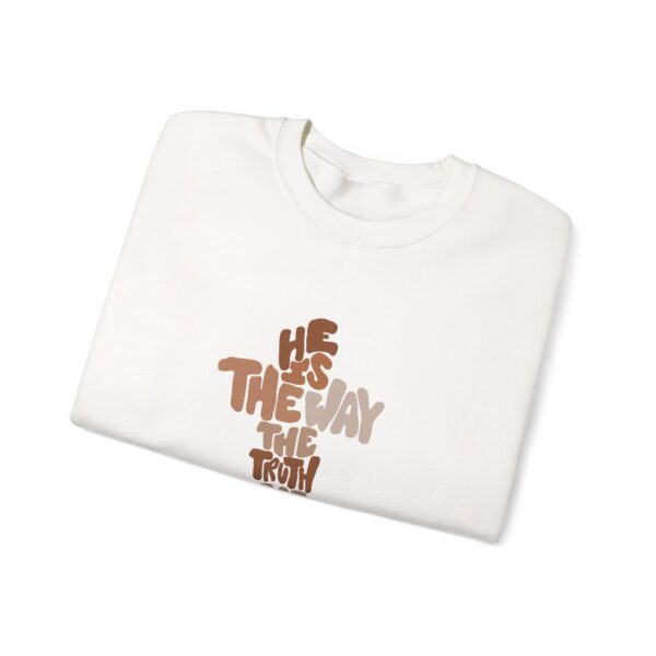 He is the Way Unisex Sweatshirt - Image 3