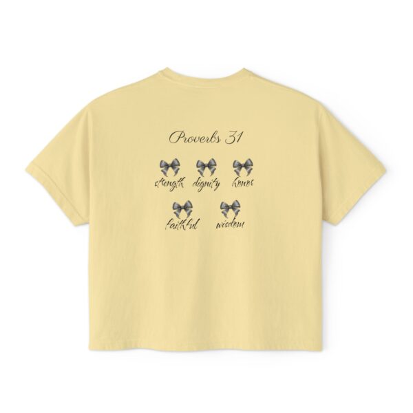 Proverbs 31 Women's Boxy Tee - Image 6