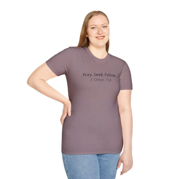 Pray Seek Follow Unisex Christian Tee - Image 53