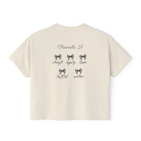 Proverbs 31 Women's Boxy Tee - Image 2