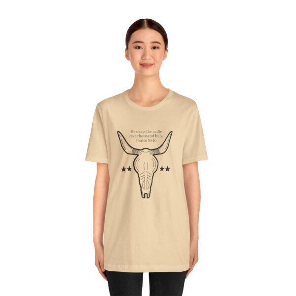 Psalm 50:10 Unisex Jersey Short Sleeve Tee - Image 15