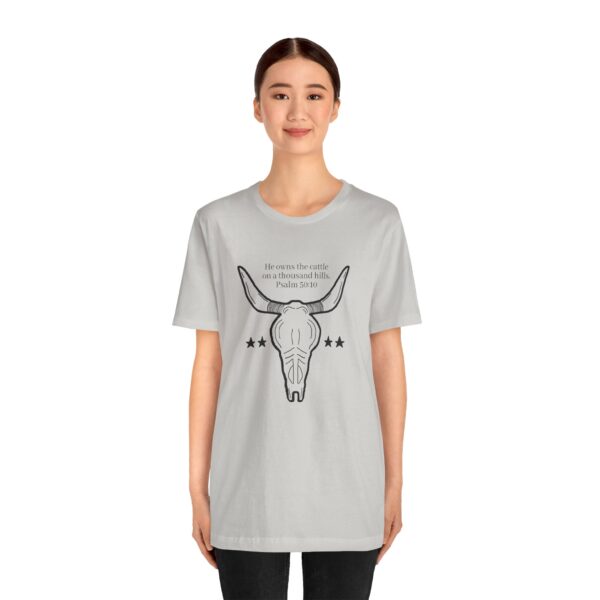 Psalm 50:10 Unisex Jersey Short Sleeve Tee - Image 19