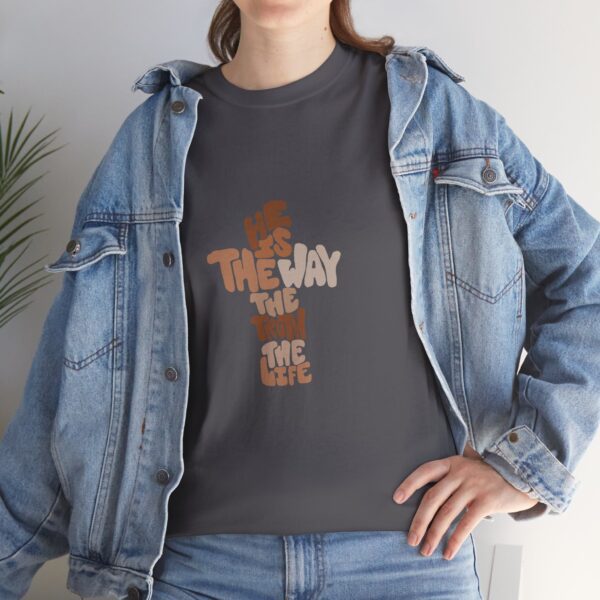 He is the Way Unisex Heavy Cotton Tee - Image 35