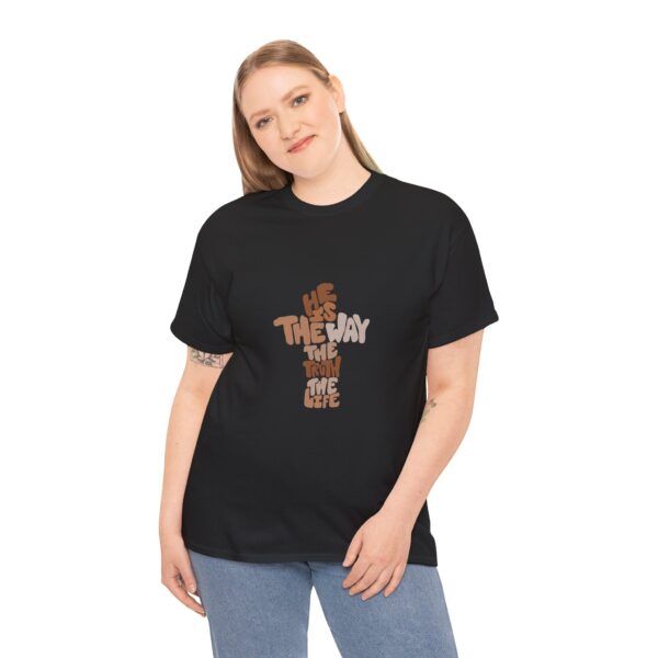 He is the Way Unisex Heavy Cotton Tee - Image 9