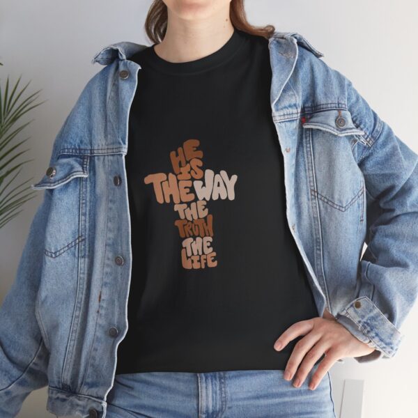 He is the Way Unisex Heavy Cotton Tee - Image 10