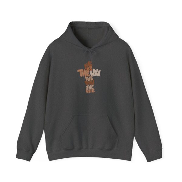 He is the Way Unisex Heavy Blend™ Hooded Sweatshirt - Image 9