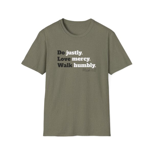 Micah 6:8 Unisex T-Shirt - Image 4