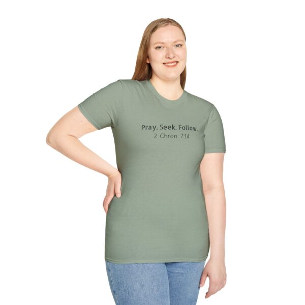 Pray Seek Follow Unisex Christian Tee - Image 35