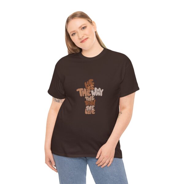 He is the Way Unisex Heavy Cotton Tee - Image 29