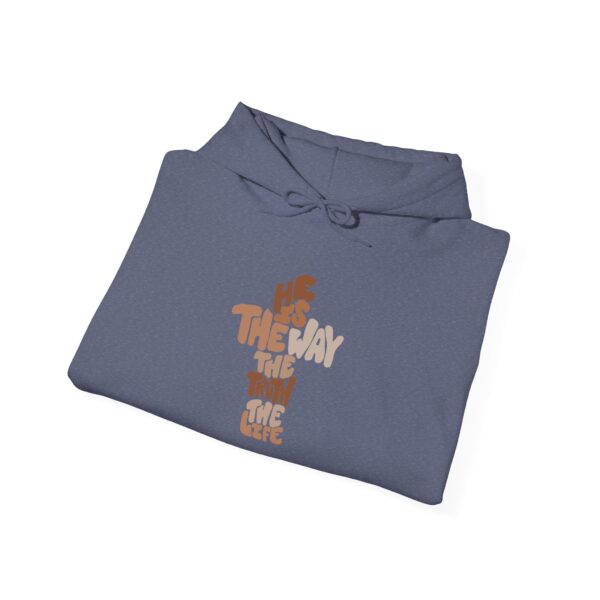 He is the Way Unisex Heavy Blend™ Hooded Sweatshirt - Image 24