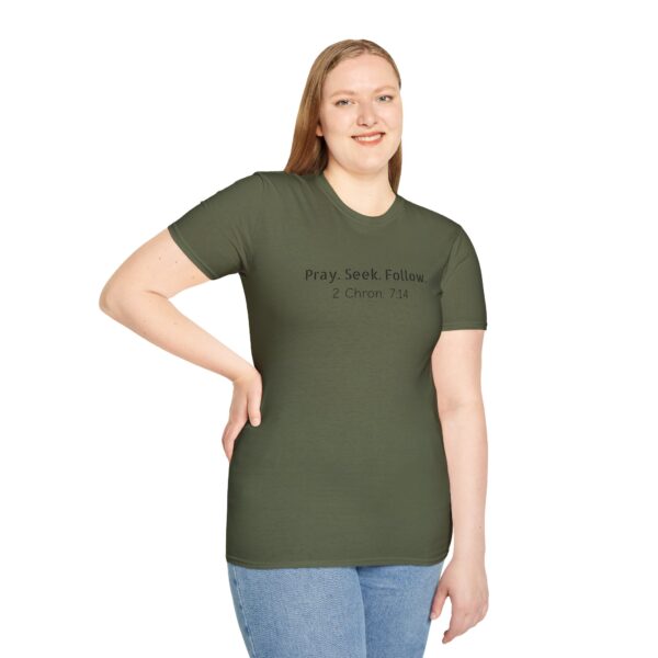 Pray Seek Follow Unisex Christian Tee - Image 29