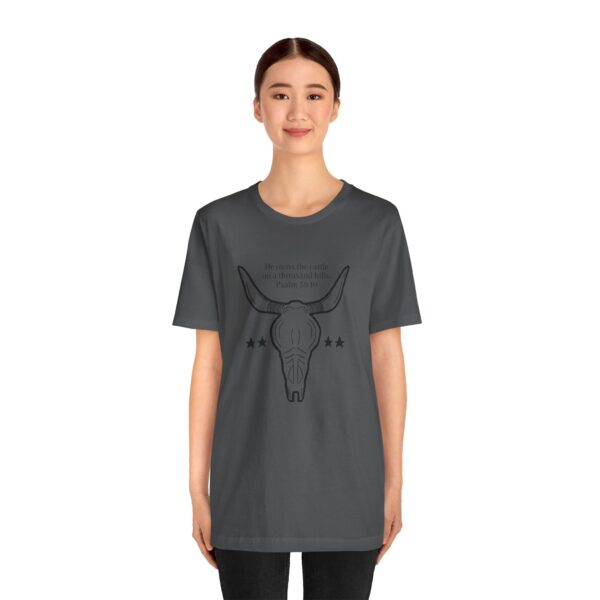 Psalm 50:10 Unisex Jersey Short Sleeve Tee - Image 39