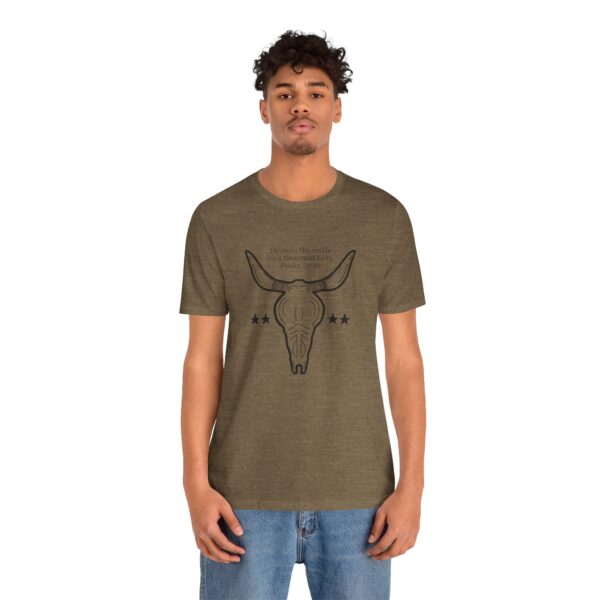 Psalm 50:10 Unisex Jersey Short Sleeve Tee - Image 28