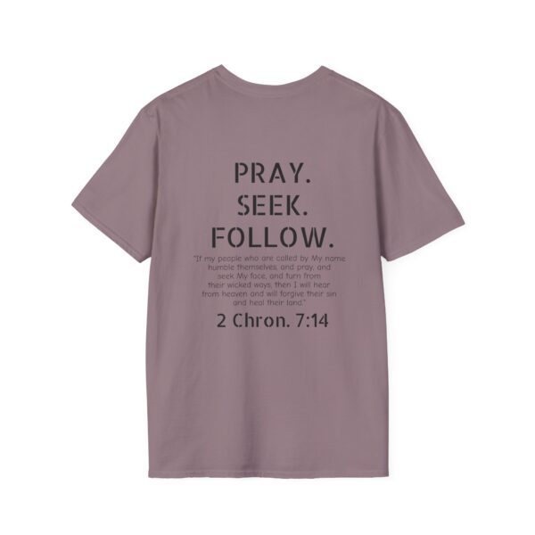 Pray Seek Follow Unisex Christian Tee - Image 50