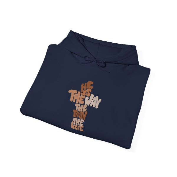He is the Way Unisex Heavy Blend™ Hooded Sweatshirt - Image 20