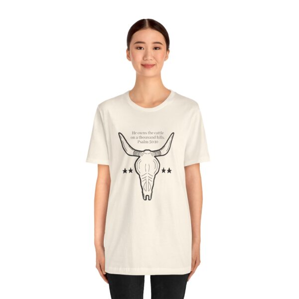 Psalm 50:10 Unisex Jersey Short Sleeve Tee - Image 11