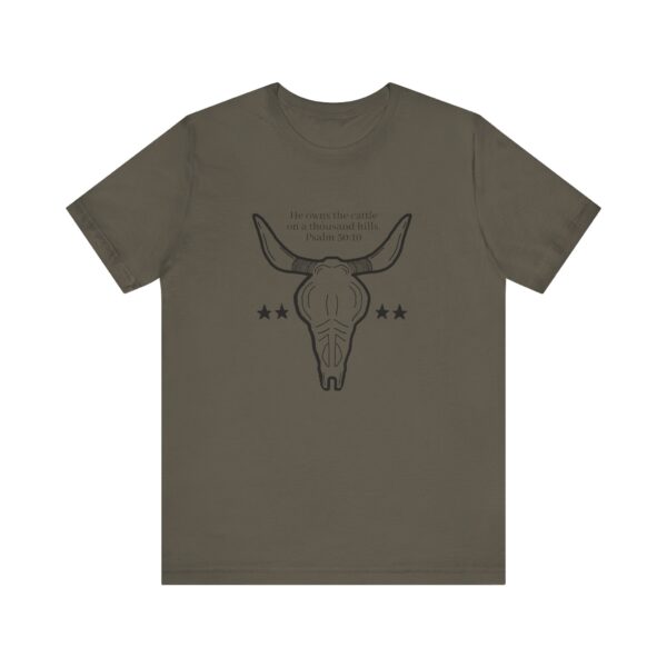 Psalm 50:10 Unisex Jersey Short Sleeve Tee - Image 29