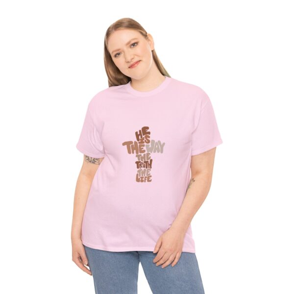 He is the Way Unisex Heavy Cotton Tee - Image 44